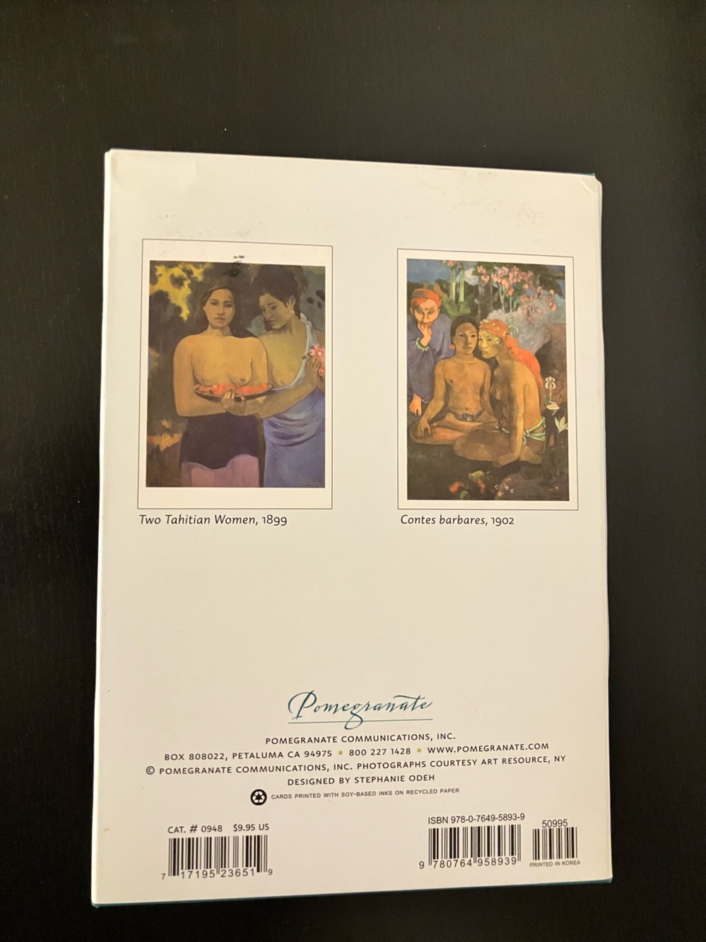 Gauguin A Folio of Notecards - Picture 2 of 4